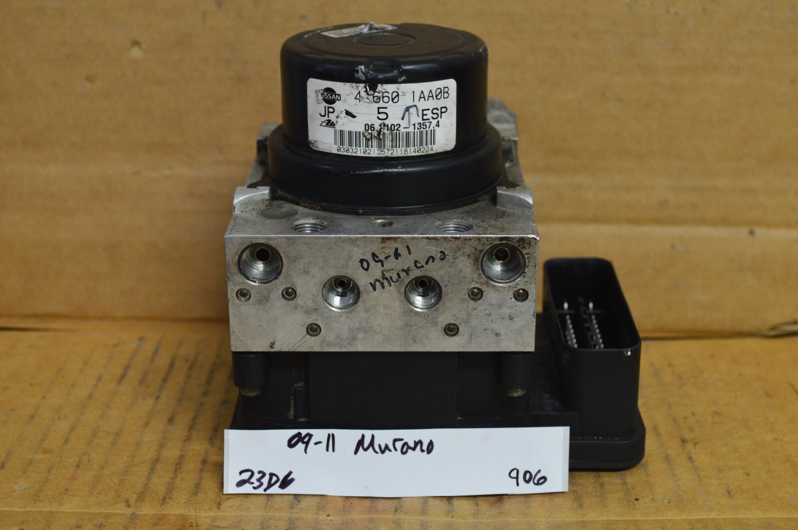 09-11 Nissan Murano ABS Pump Control OEM 476601AA0B Module