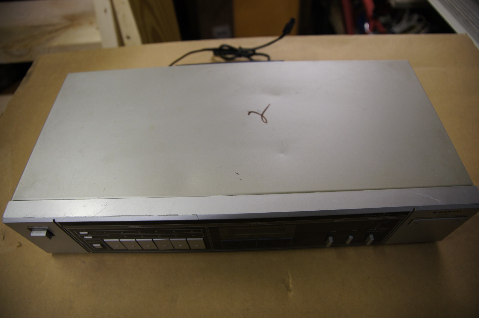 Sanyo JT340 AM/FM Stereo Tuner - Untested - Designed for use w/ RD W340 or RD240