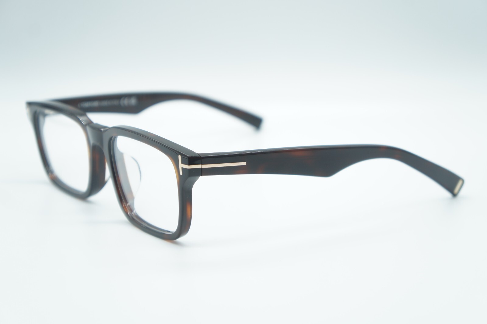 Pre-owned Tom Ford Tf 6006-d-b 052 Dark Havana Authentic Eyeglasses Frames 53-19 In Clear