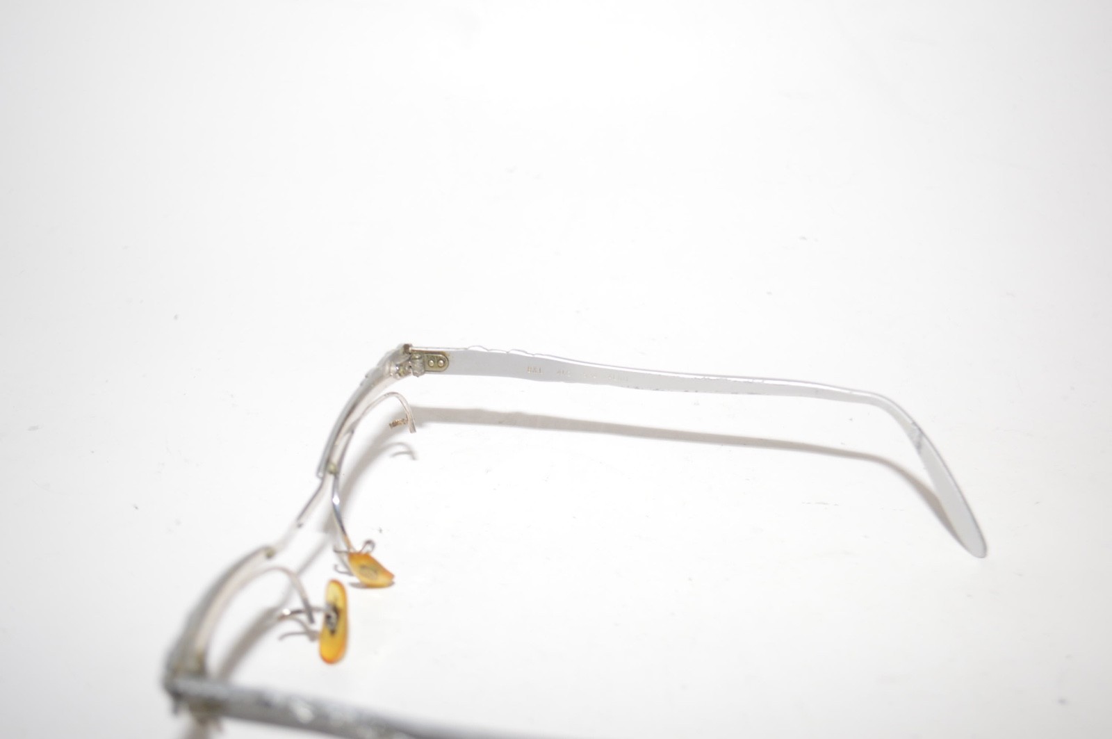 Vintage Bausch + Lomb Cateye Browline Eyeglasses Frames 1/10 12K Gold-Filled