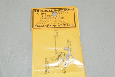 HO scale PARTS Details West locomotive AF-248 Air filter set GE -8 -9 AC4400CW