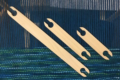 Stick Shuttle Set, Weaving Shuttle Set, 3 Shuttles