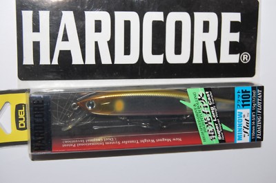 yo zuri duel hardcore flat minnow 110f  floating 4 3/8''  f1071-meay metallic ayu