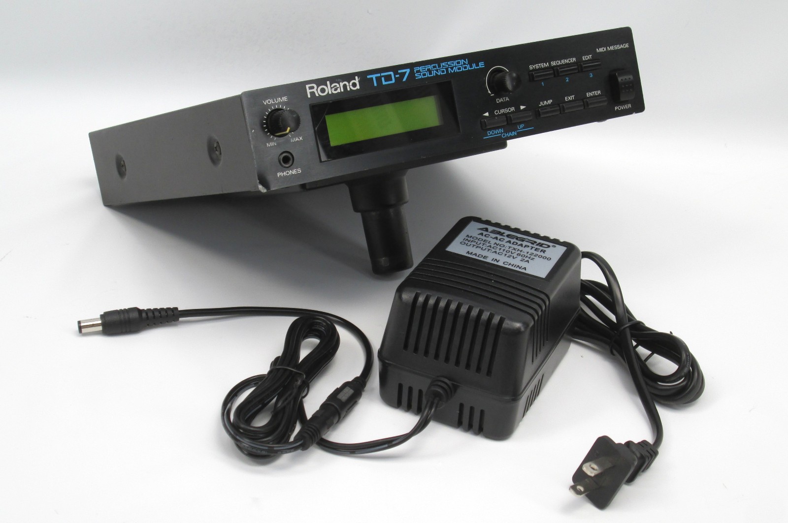 Roland TD-7 パーカッションサウンドモジュール　ジャンク Roland TD-7 Electronic Percussion Drum Sound Module w/ PSU
