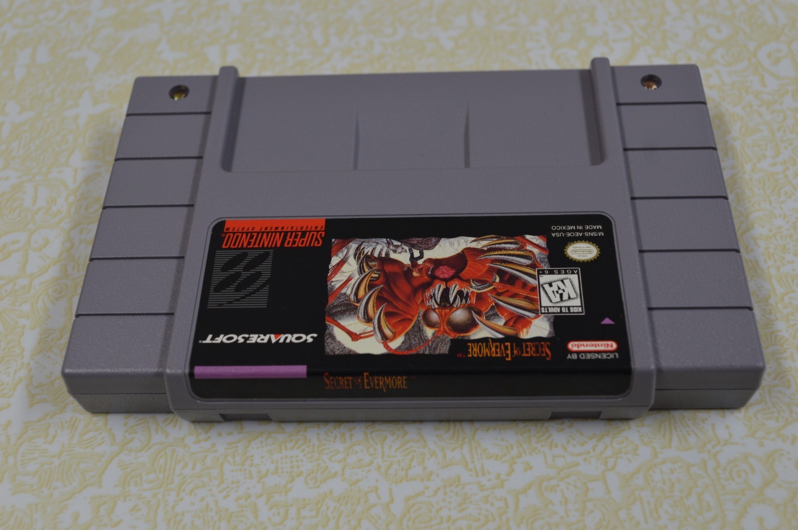 secret of Evermore SNES Super Nintendo GAME.... save on combine shipping