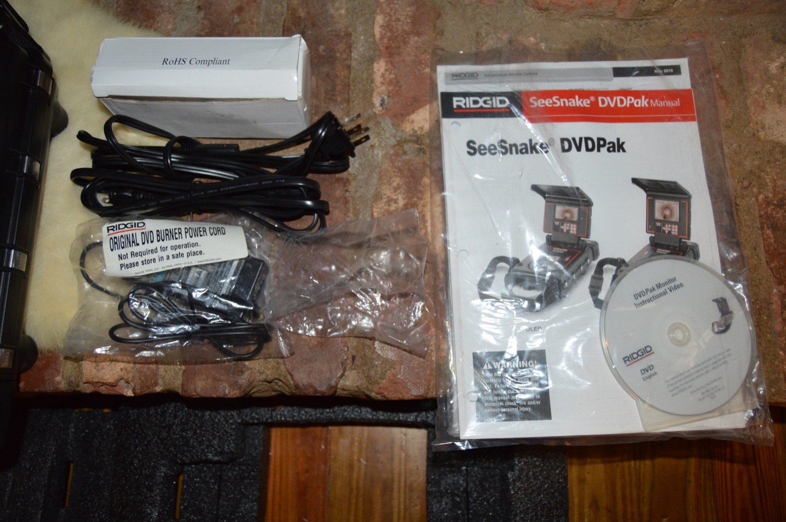 Ridgid Seesnake DVDPak Inspection Camera Monitor DVD PAK {Free Shipping}