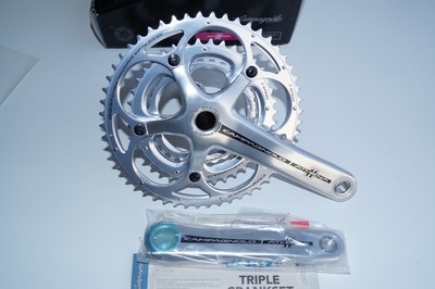 campagnolo athena crankset silver