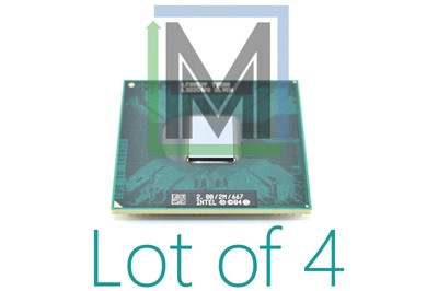 SL9EH INTEL CORE 2 DUO T2500 2GHz DUAL-CORE SOCKET M CPU PROCESSOR - LOT OF 4