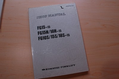 Komatsu 45 forklift service manual download