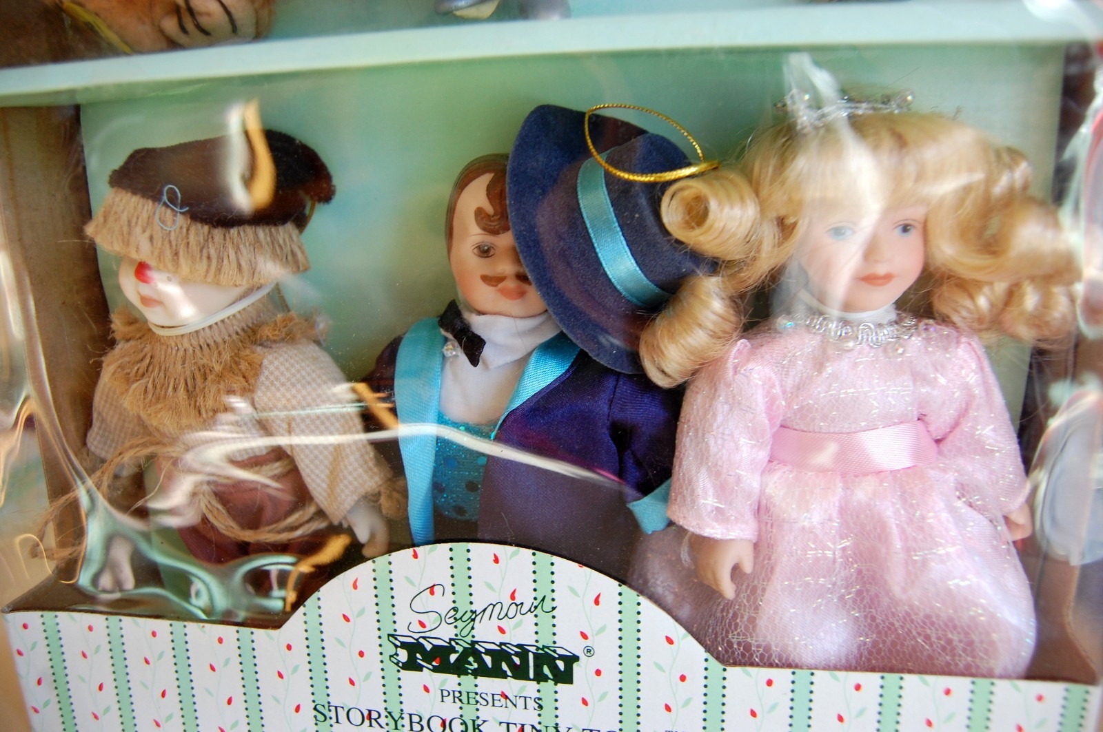 Six (6) Wizard of Oz Ornaments, Seymour Mann Storybook Tiny Tots. NIB