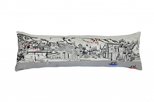 Декоративная подушка для поясницы 46 White Vail Daylight Skyline