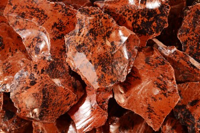 Mahogany Obsidian 2 1/2'' 4-7 Oz Healing Crystal Stone Chakra Metaphysical Stone