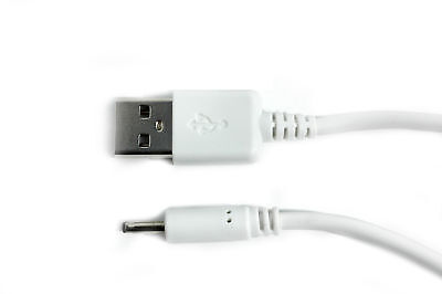 90cm USB 5V 2A White Charger Power Cable Adaptor for Casper CTA-E07-10Z Tablet