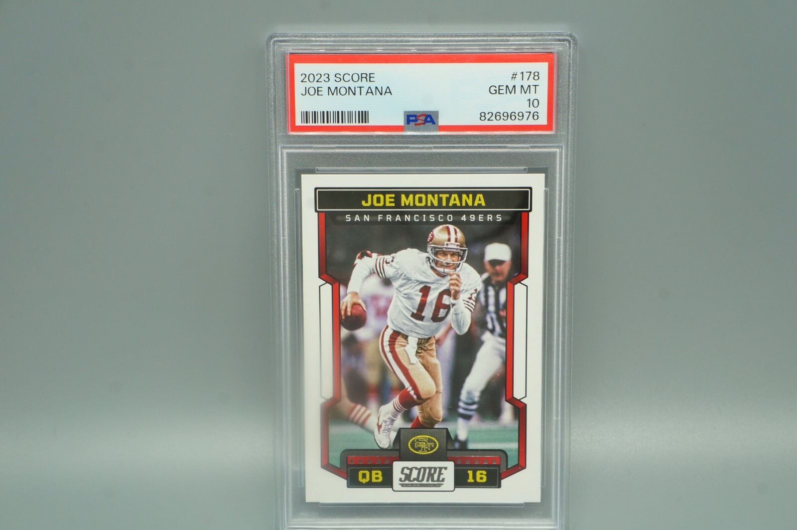 NFL Joe Montana ルーキーカード 1990 Kenner SLU Starting Line Up JOE MONTANA San Francisco