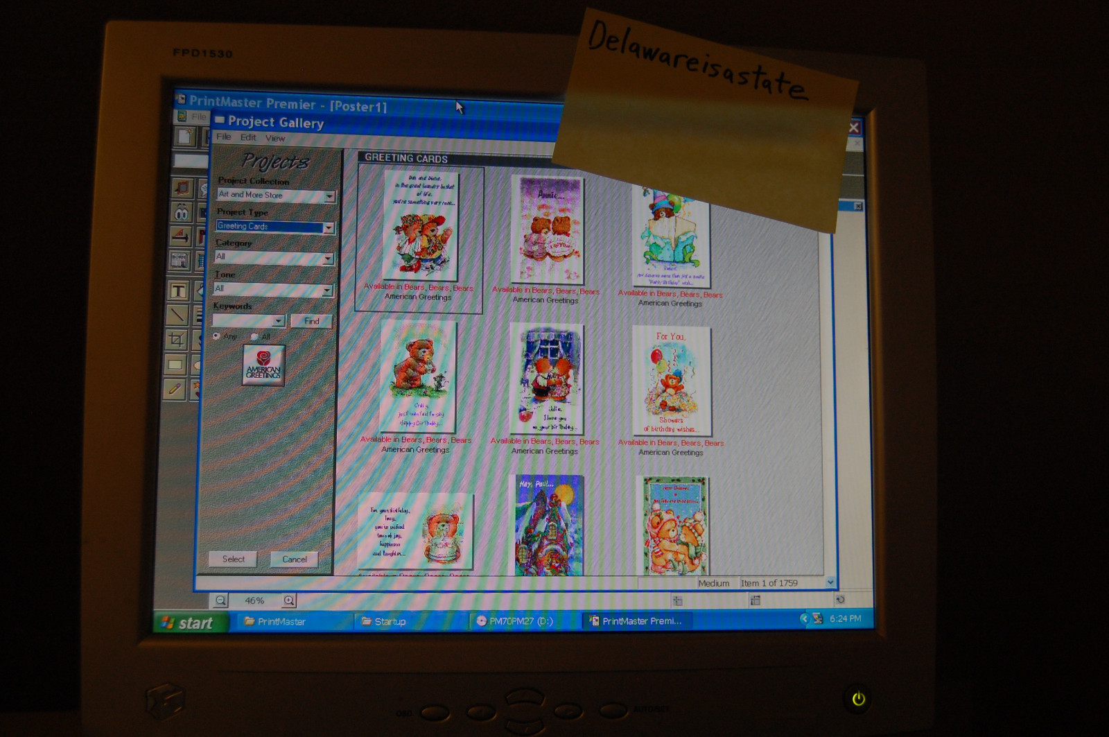 PrintMaster Deluxe 7.0 PC program Over 75,000 Images Windows 95 98 NT 4.0 TESTED