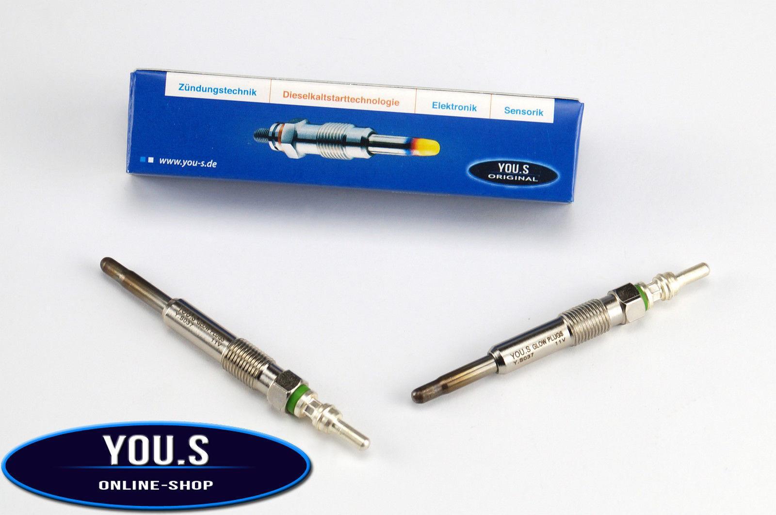 4 Stück YOU.S Original Glühkerzen RENAULT CLIO II 1.5 dCi 48 59 60 KW Bj 01-05