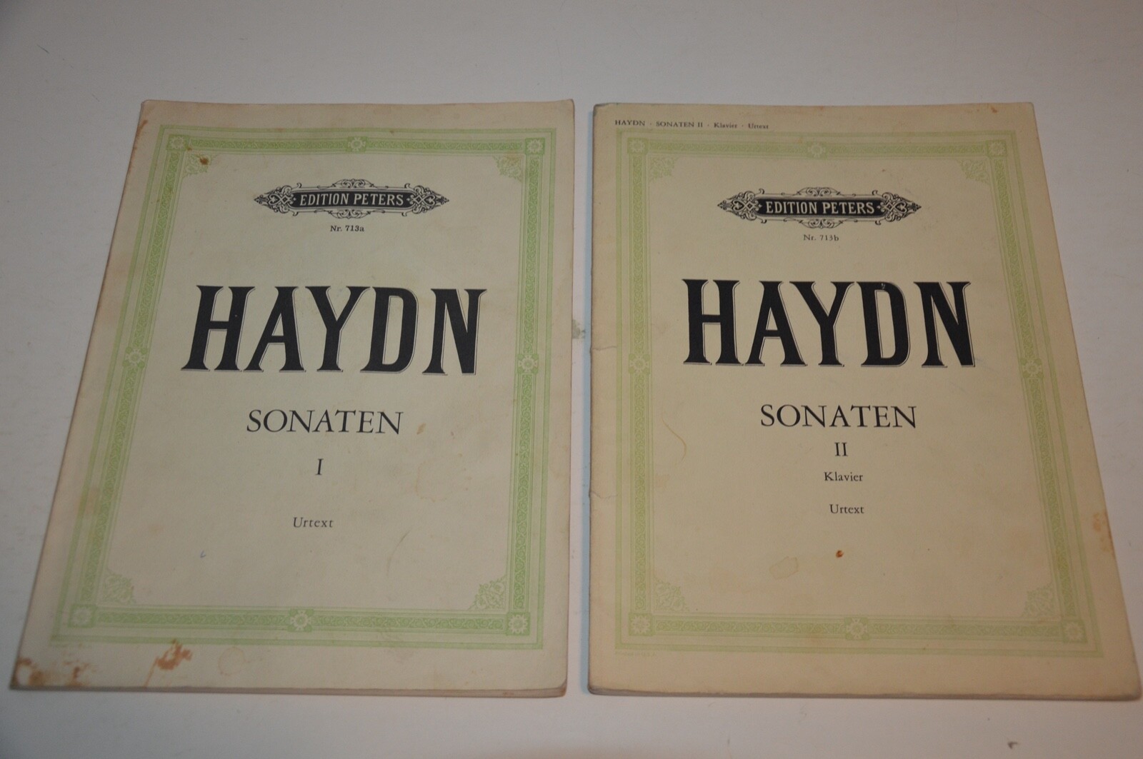 Haydn - Sonaten I & II - Sheet Music Books- Edition Peters