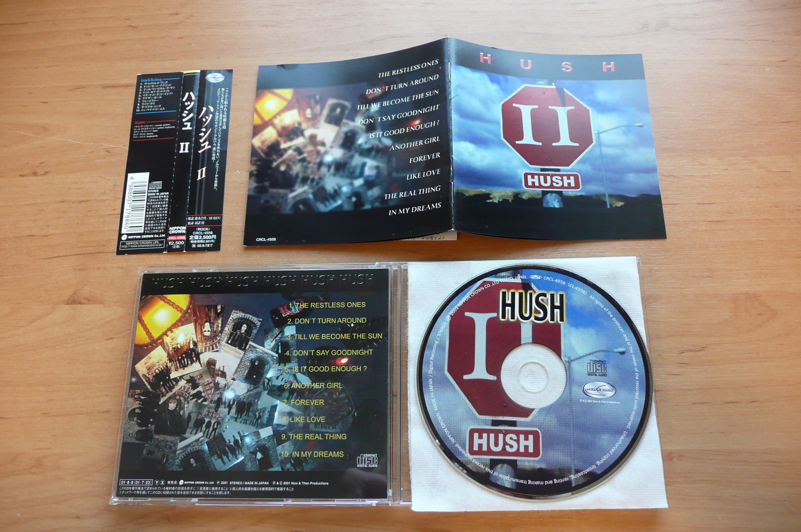 CD HUSH - II / NIPPON CROWN 2001 / RARE MELODIC AOR NORWAY CD HUSH - II / NIPPON CROWN 2001 / RARE MELODIC AOR NORWAY