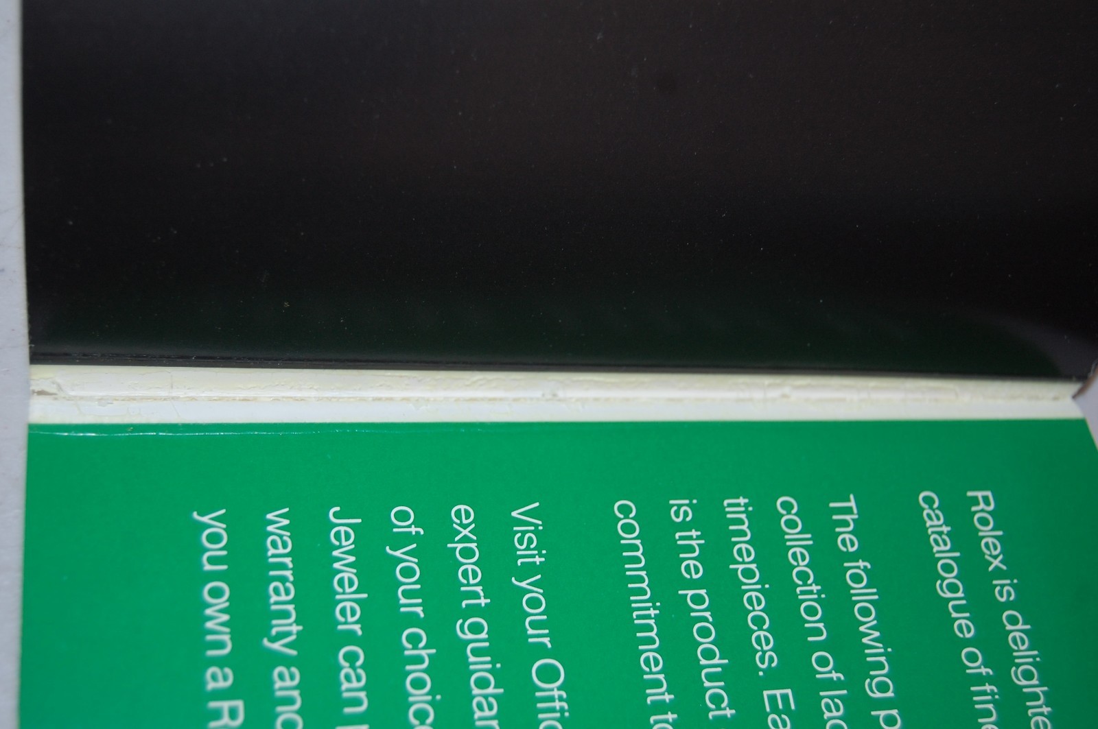 ROLEX ORIGINAL LADIES WATCH CATALOG VTG CIRCA 1990  GENUINE ---bad spine