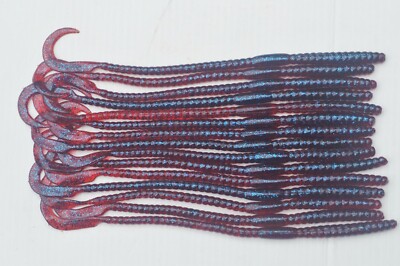 15 - Mister Twister 11'' Phenom Curly Tail Fishing Worms - 8 Colors Available