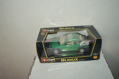Macchina Burago Land Rover Frrelander Verde Cast Nuovo 1/24 Bijoux Collezione