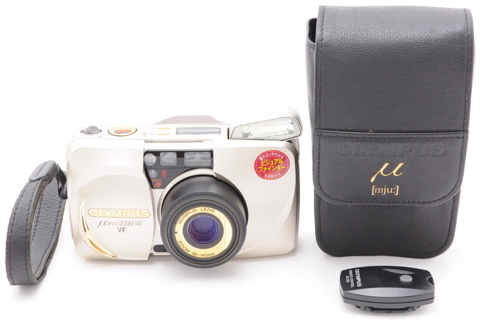 Near MINT] OLYMPUS mju μ Zoom 140 VF Point & Shoot 35mm Film