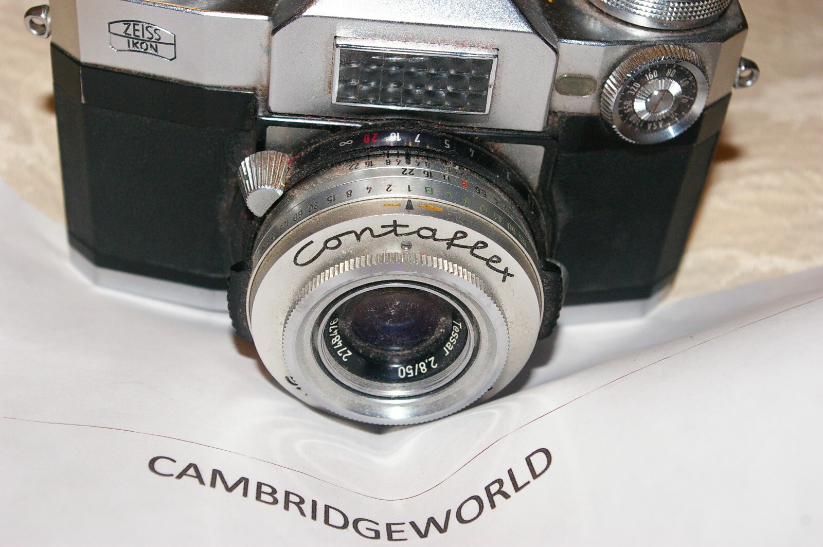 【C7090】Contaflex Carl Zeiss Tessar 50mm C7090】Contaflex Carl Zeiss Tessar 50mm Carl Zeiss Tessar 1