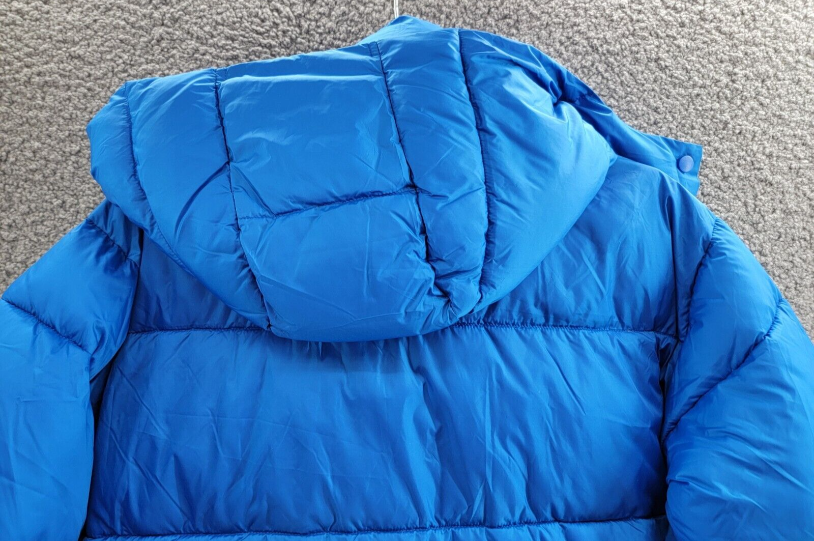 AQUA Cire Wonder Short Puffer Jacket Women's M Ocean Blue Zip/Snap Closure L/S - Picture 14 of 17