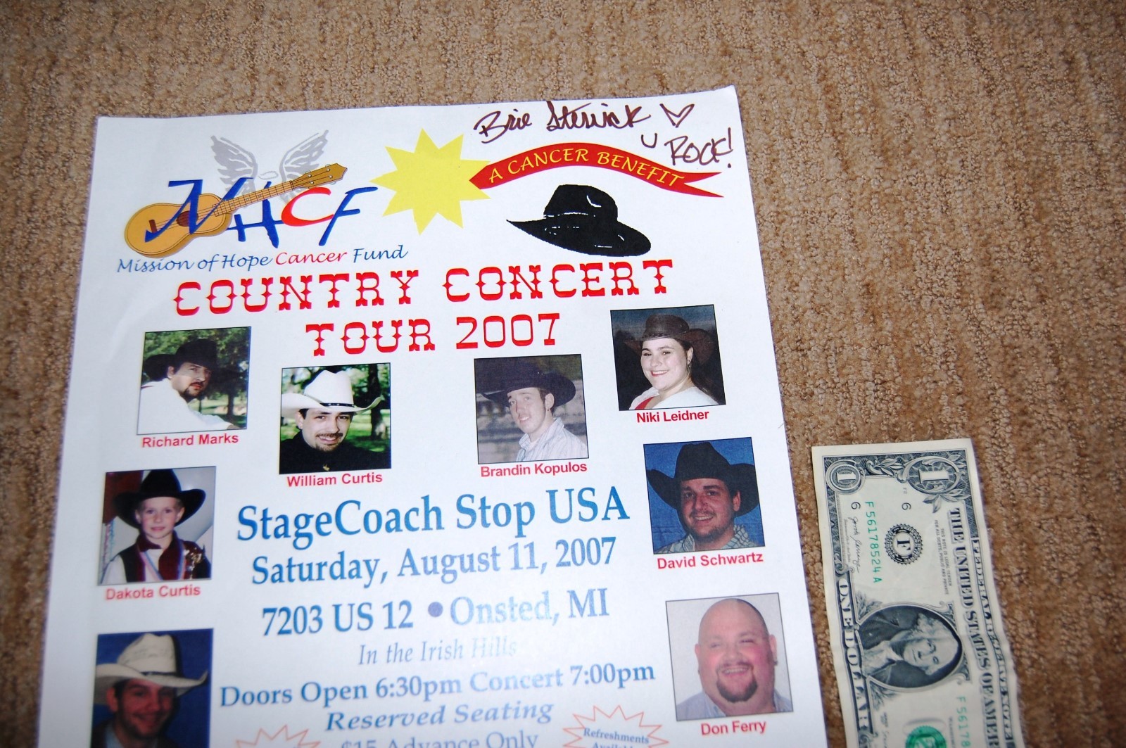 Country Music Concert Poster.  17