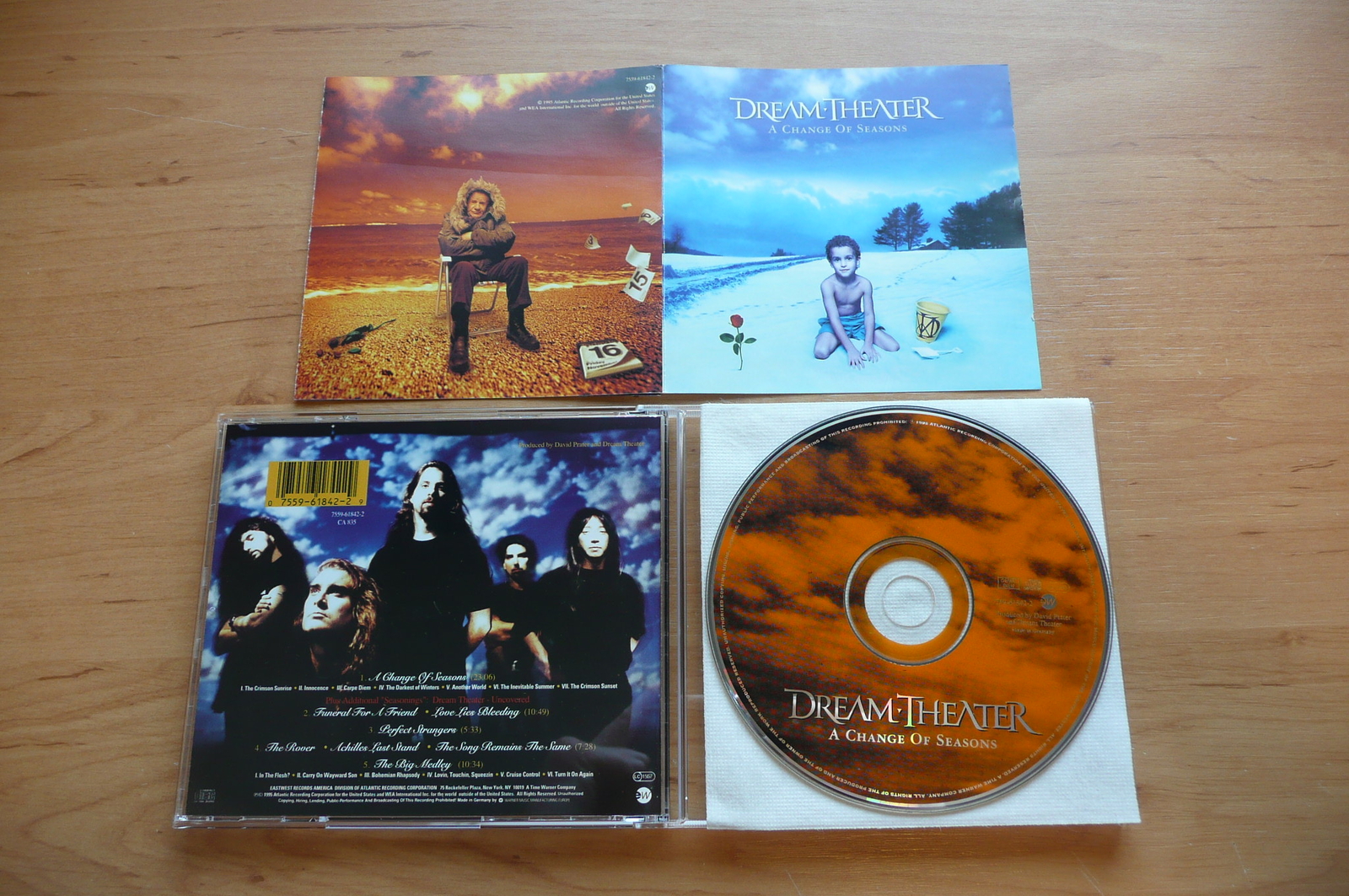 CD DREAM THEATER - A CHANGE OF SEASONS / EASTWEST 1995 / PROG
