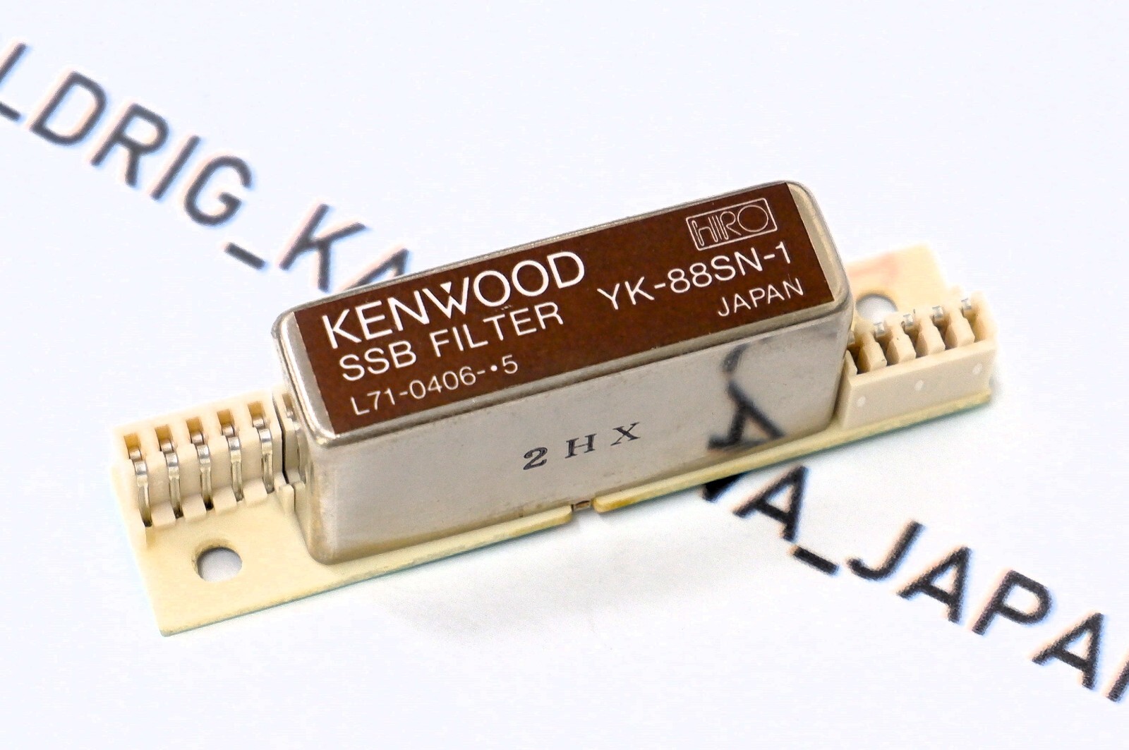 KENWOOD CWフィルター YK-88C-1 KENWOOD CWフィルター YK-88C-1 YK-88C-1 – Jahnke Electronics