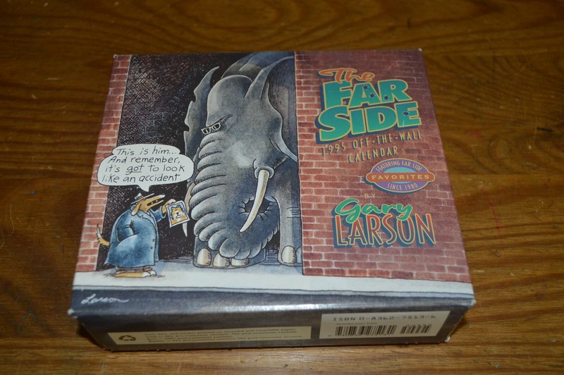 1995 The Far Side Off The Wall Desk Calendar Gary Larson Nos