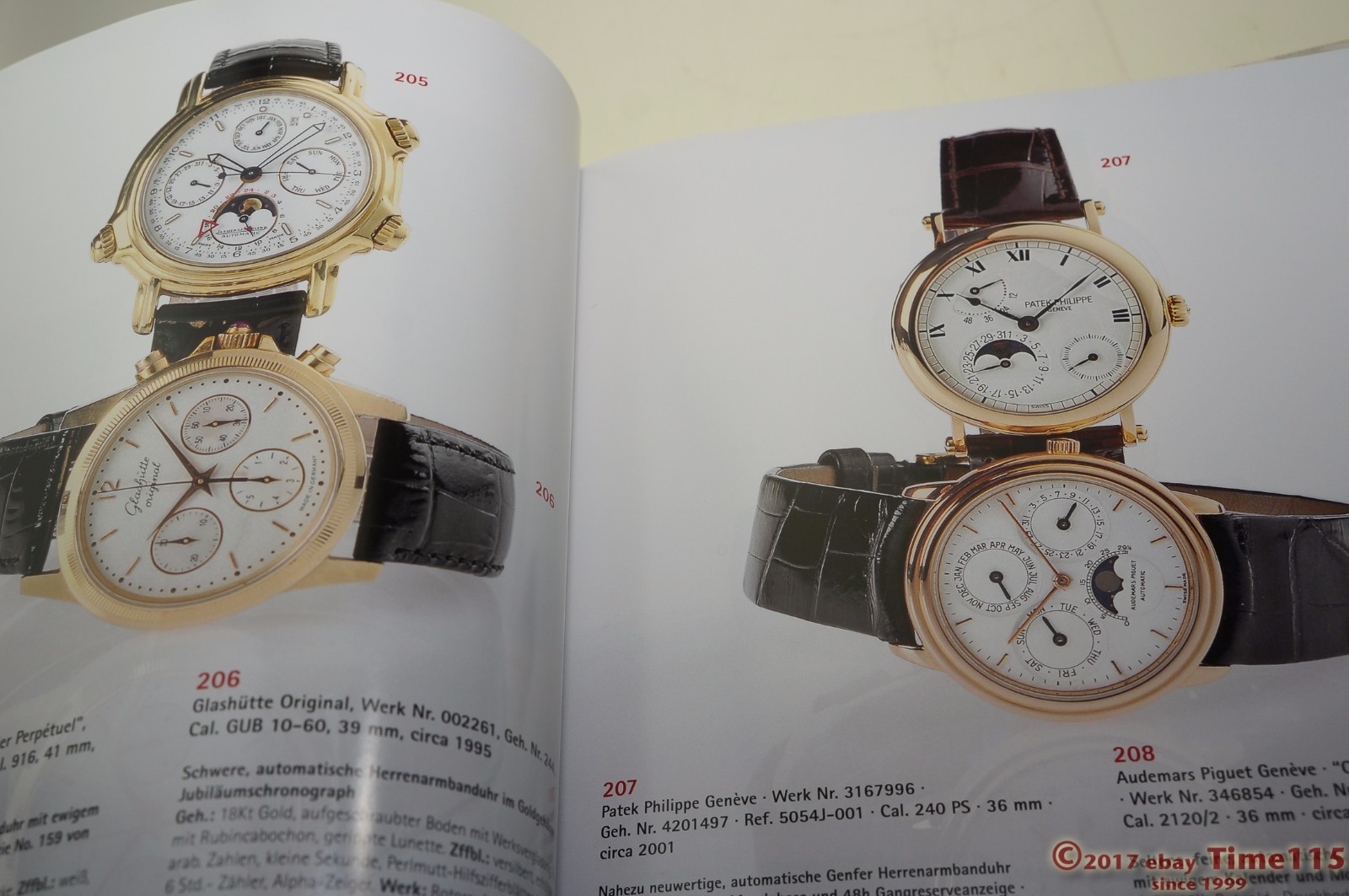 Free ship Dr CROTT ROLEX WATCHES Auction Catalog Patek Phillippe & VOX  2007-10