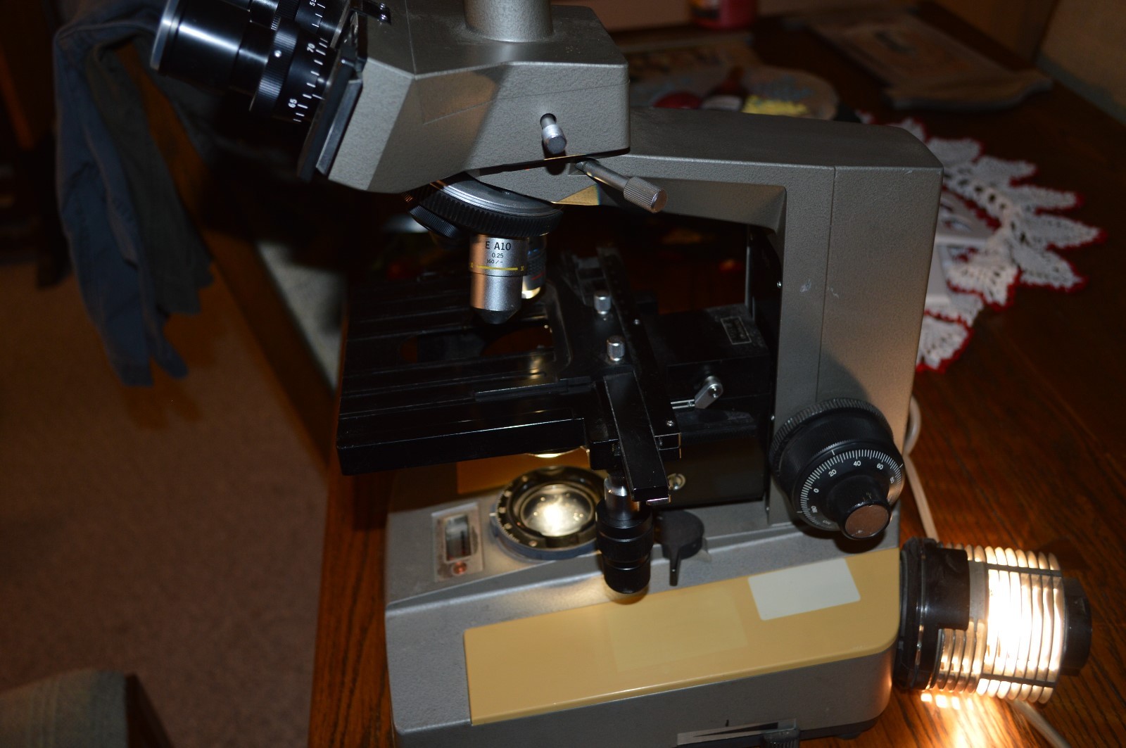 Olympus BHA Microscope w/ Objectives and Eyepieces microscope