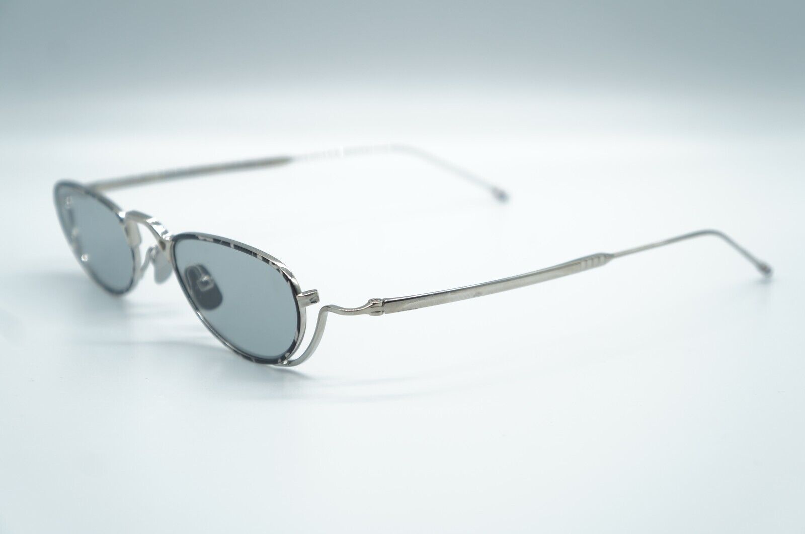 Pre-owned Thom Browne Tbs913-50-02 Slv Authentic Sunglasses Frame Rx 50-21 In Ligth Grey