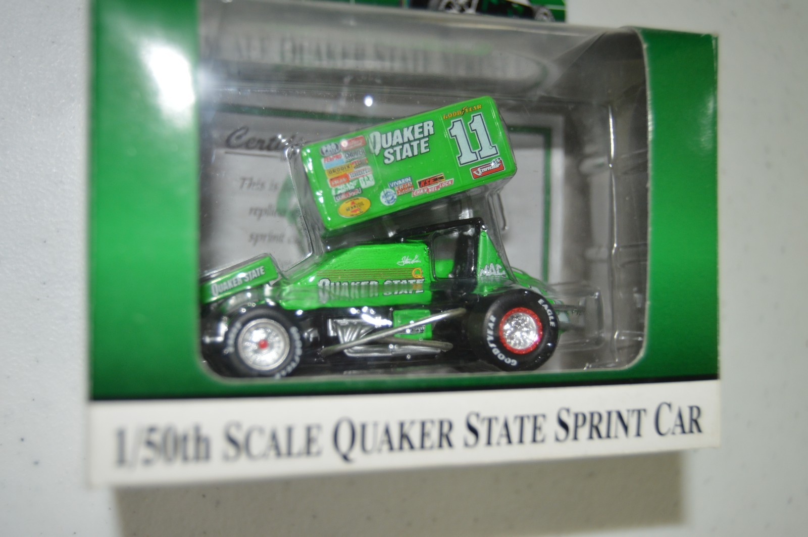 GMP 1/50th Sprint Steve Kinser Quaker State Dirt Sprint Car Die-Cast