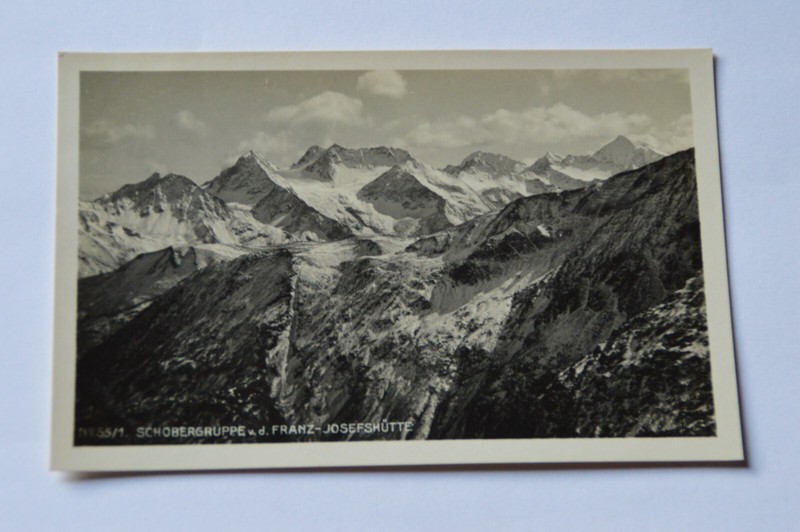 Alte Ansichtskarte Schobergruppe Franz JosefshÃ¼Tte