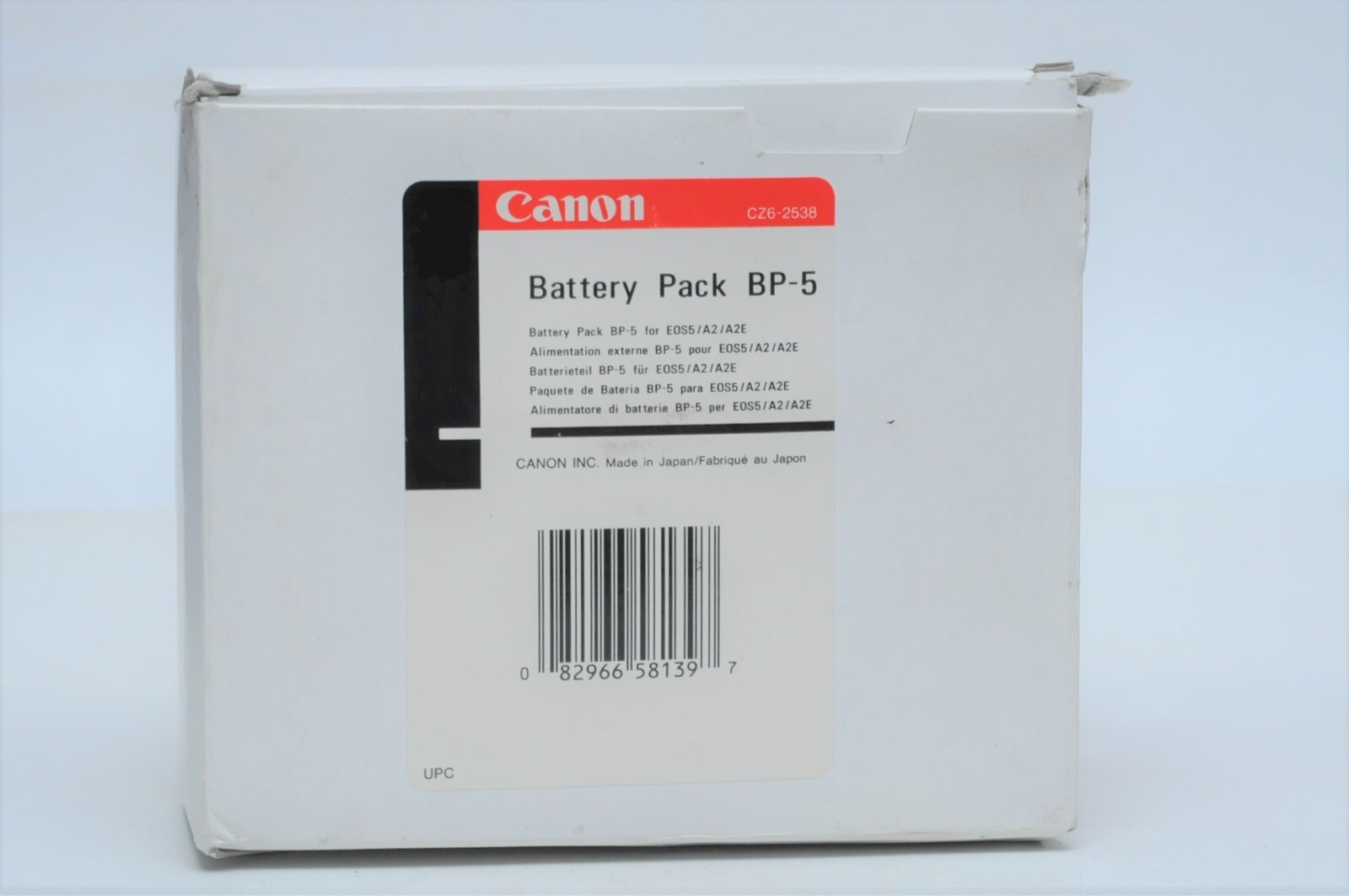 フィルムカメラ CANON EXTERNAL BATTERY PACK A CANON EXTERNAL BATTERY PACK A, FOR A SERIES CANON SLR/221083