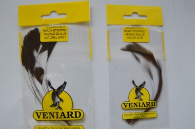 Veniard ready stripped hackle quills
