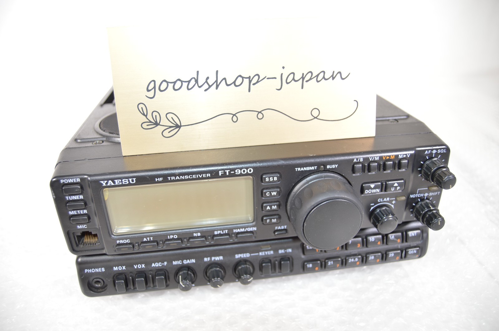 ヤエス YAESU FT-900 出力100Ｗ HFトランシーバー YAESU FT-900 HF All Mode Transceiver Amateur Ham Radio 100W