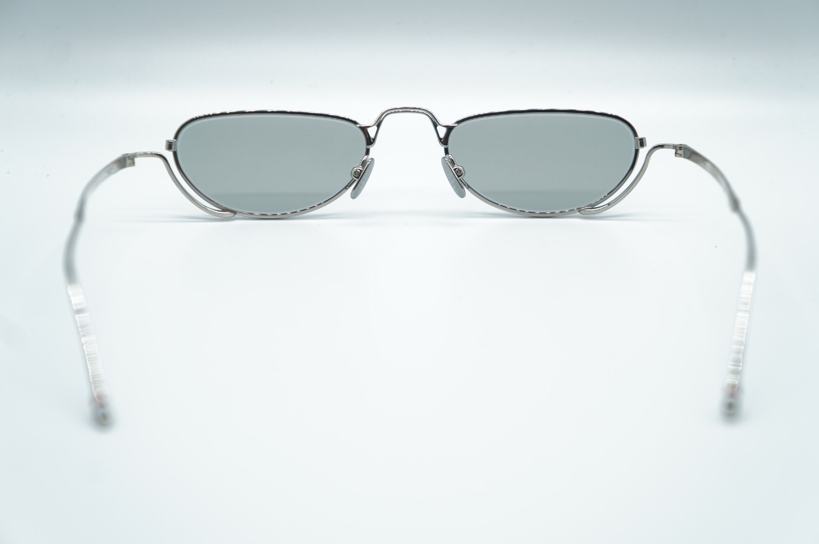 Pre-owned Thom Browne Tbs913-50-02 Slv Authentic Sunglasses Frame Rx 50-21 In Ligth Grey