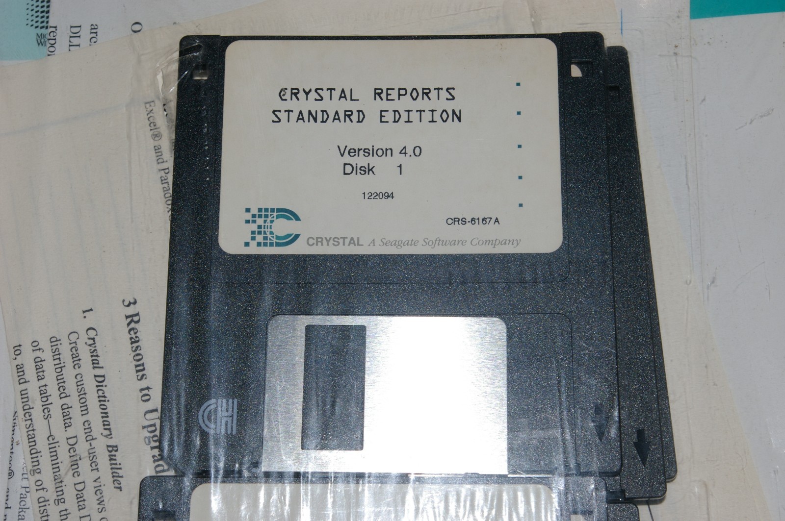 Seagate Crystal Reports 4.0 Standard Edition on 3.5