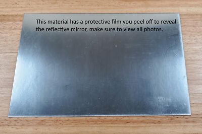Mirror Material Cut with Scissor Self Adhesive 6''x 9'' Protective Film
