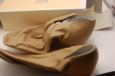 NIB Bloch Adult Super Jazz Slip-On Jazz Shoes Style: S0401L Tan 11 Not Ret