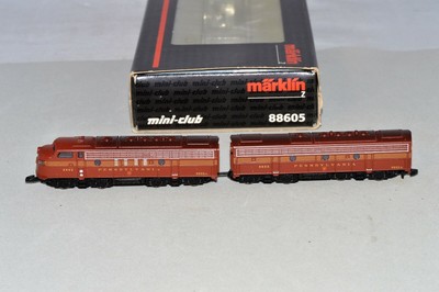 Z Scale Marklin Pennsylvania Diesel Loco w 5 Pole Motor F/R W/R LEDs