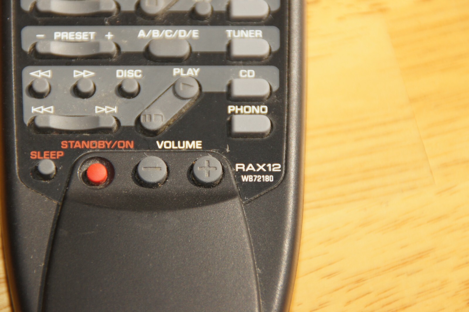 Yamaha RAX12 WB72180 HiFi System Remote Control - Pre-Owned, Very Good Condition