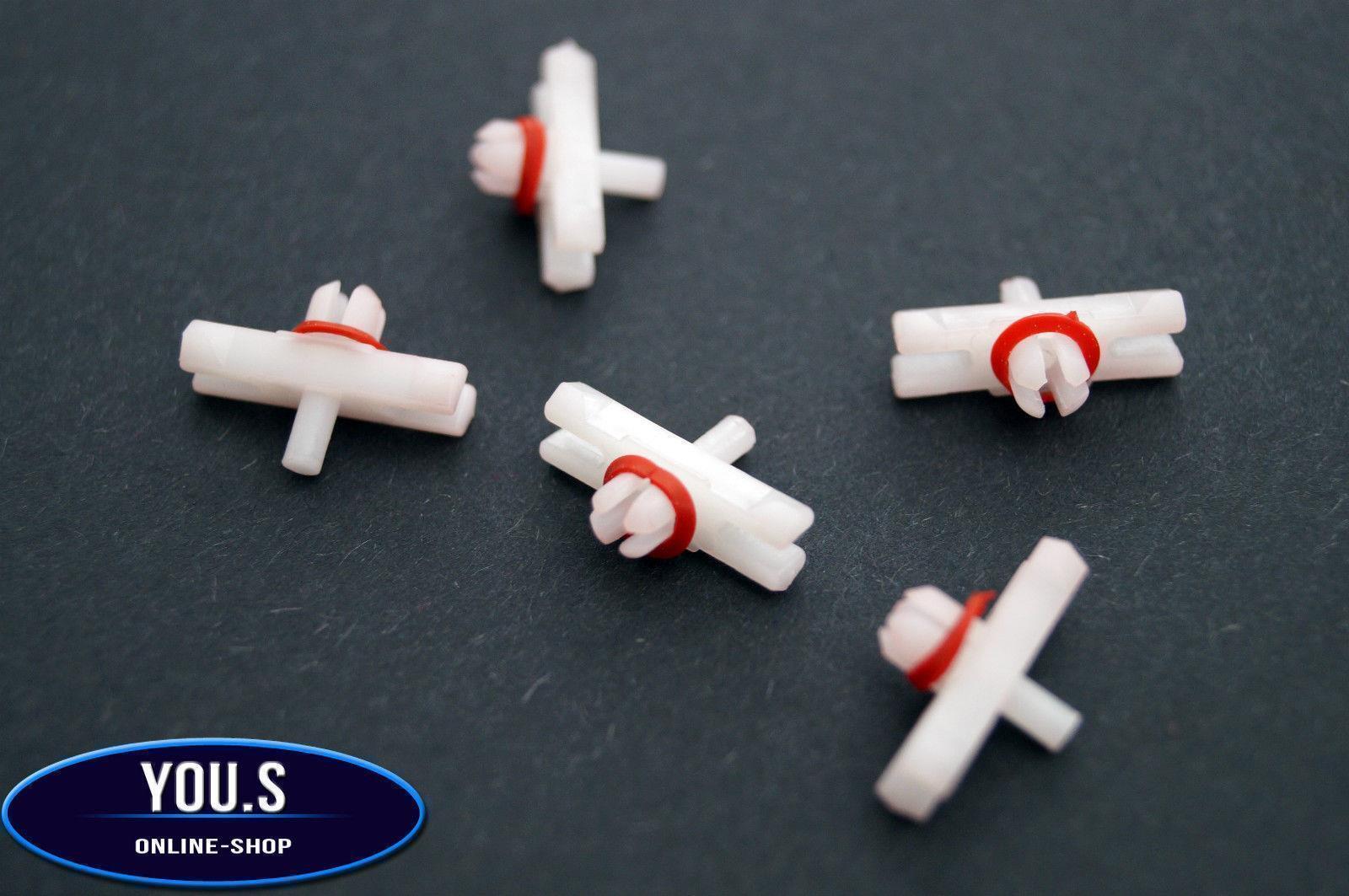 30x Zierleisten Zierleistenklammer Klip Clip VW Audi 113853585C Golf Käfer 80