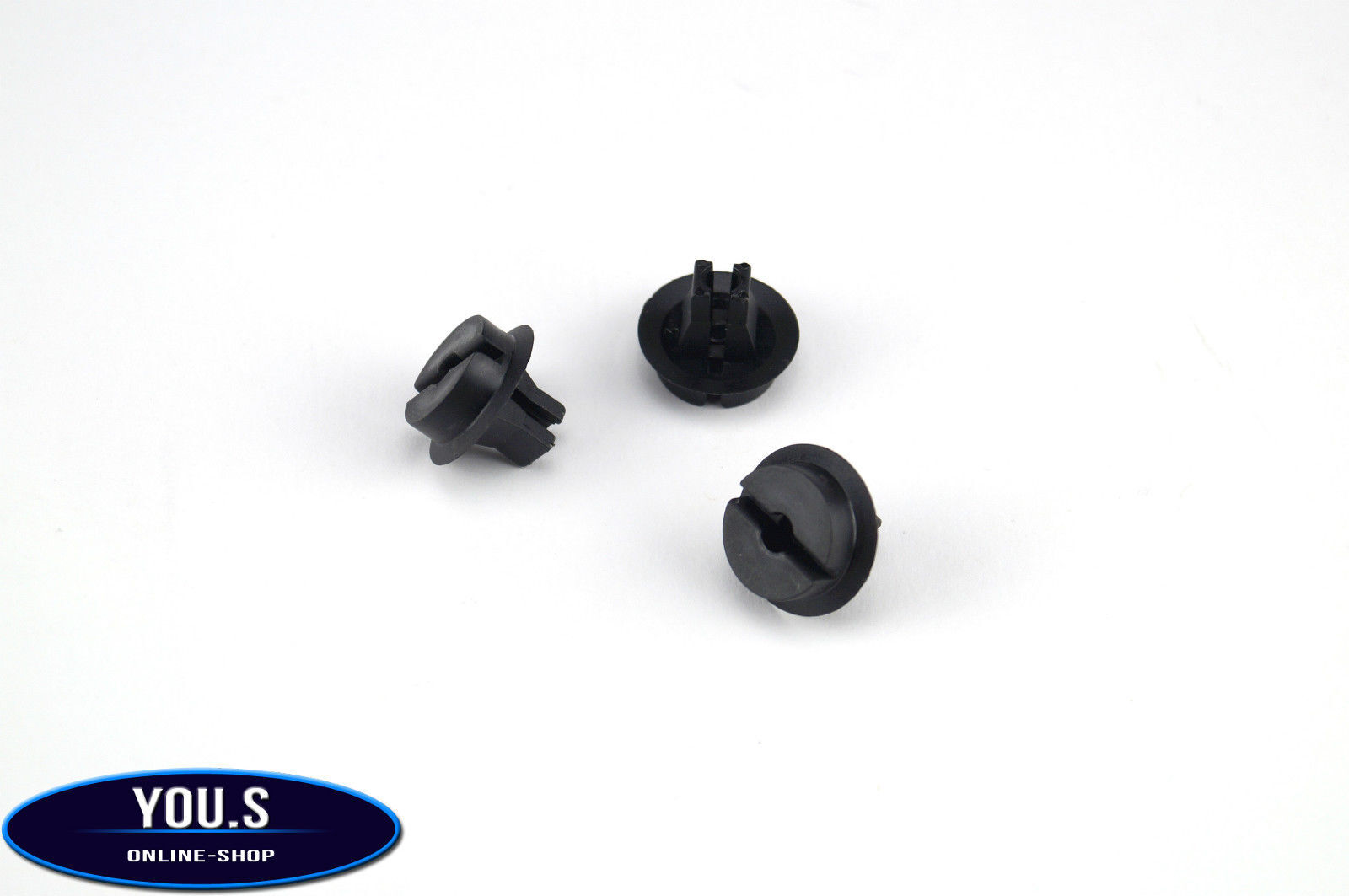 2x Kennzeichen Halter Halterung Clips für Opel - 1190970 - 90053803 - NEU