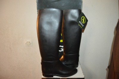 Bottes de pluie Aigle Noir taille 39 EU en Caoutchouc - 40722774