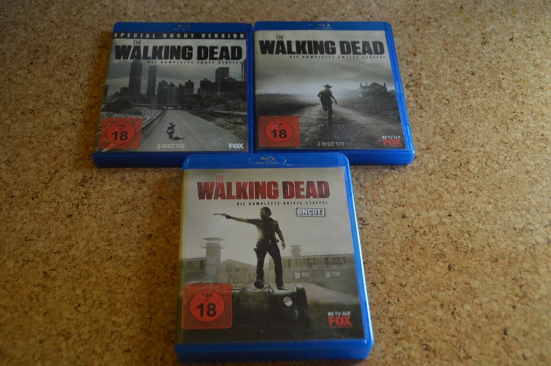 The Walking Dead Staffel 1 2 3 Blu-Ray, Guter Zustad